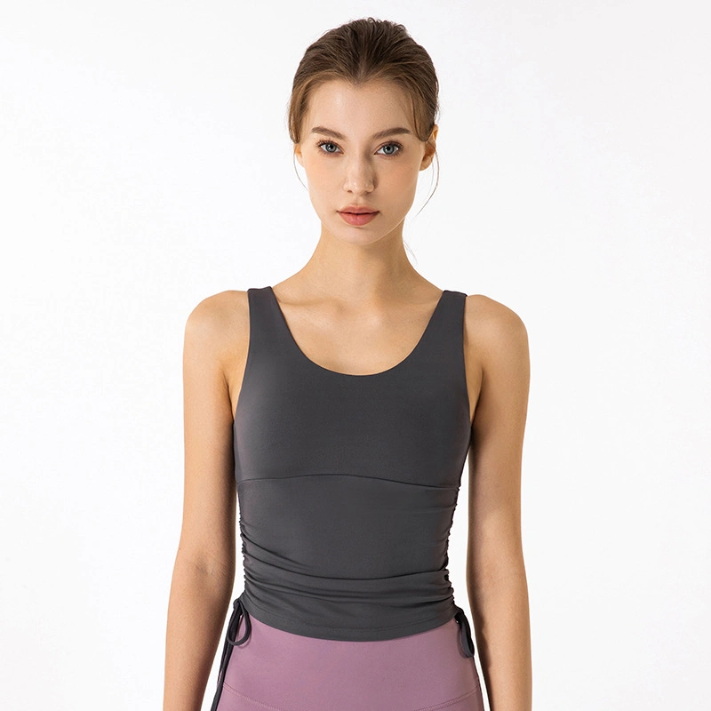 Women Breathable Loose Sleeveless Vest Sport Yoga Tank Top Shirts