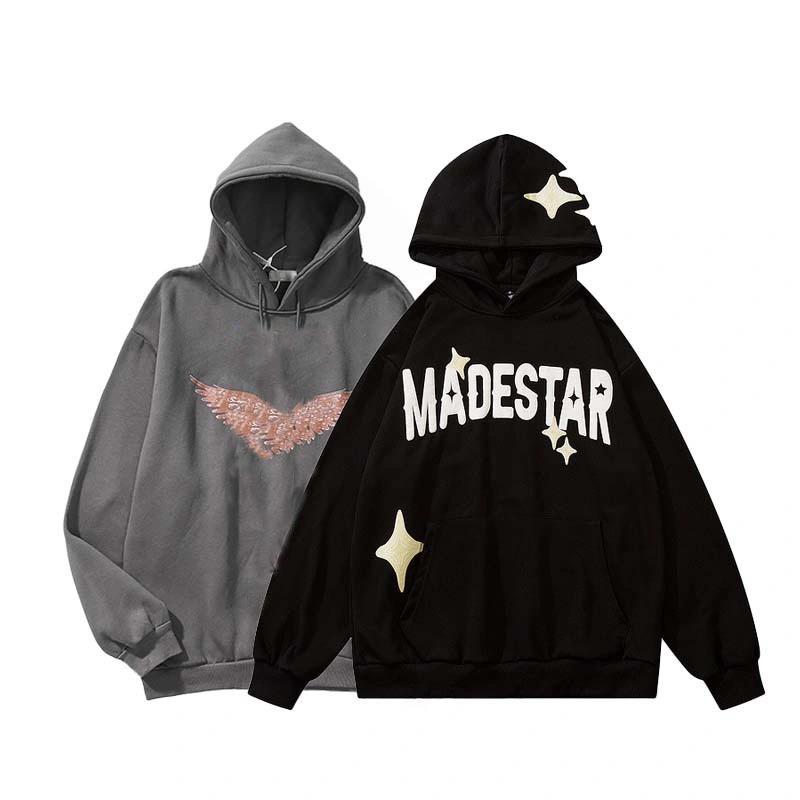 Good Quality Fashion New Style Loose 100% Polyester Hoodie