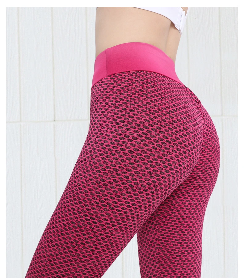 Customized High -Quality Female Yoga Pants Sports Fitness Comfort Sexy Women&prime;s Yoga Pants Peach Hip Yoga Pants