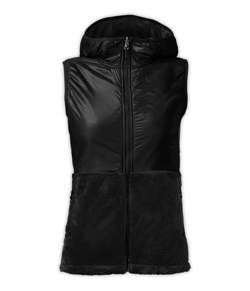 2015 Ladies Black Inner Waistcoat Outdoor Winter Down Jacket