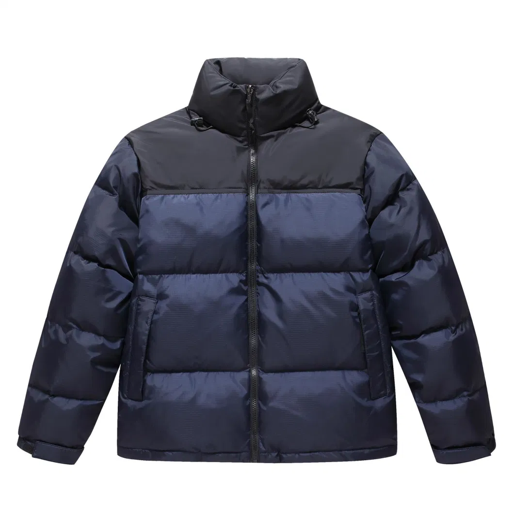 Black Cold Weather Winter Bubble Coat for Men High Quality Puffer Down Jackets