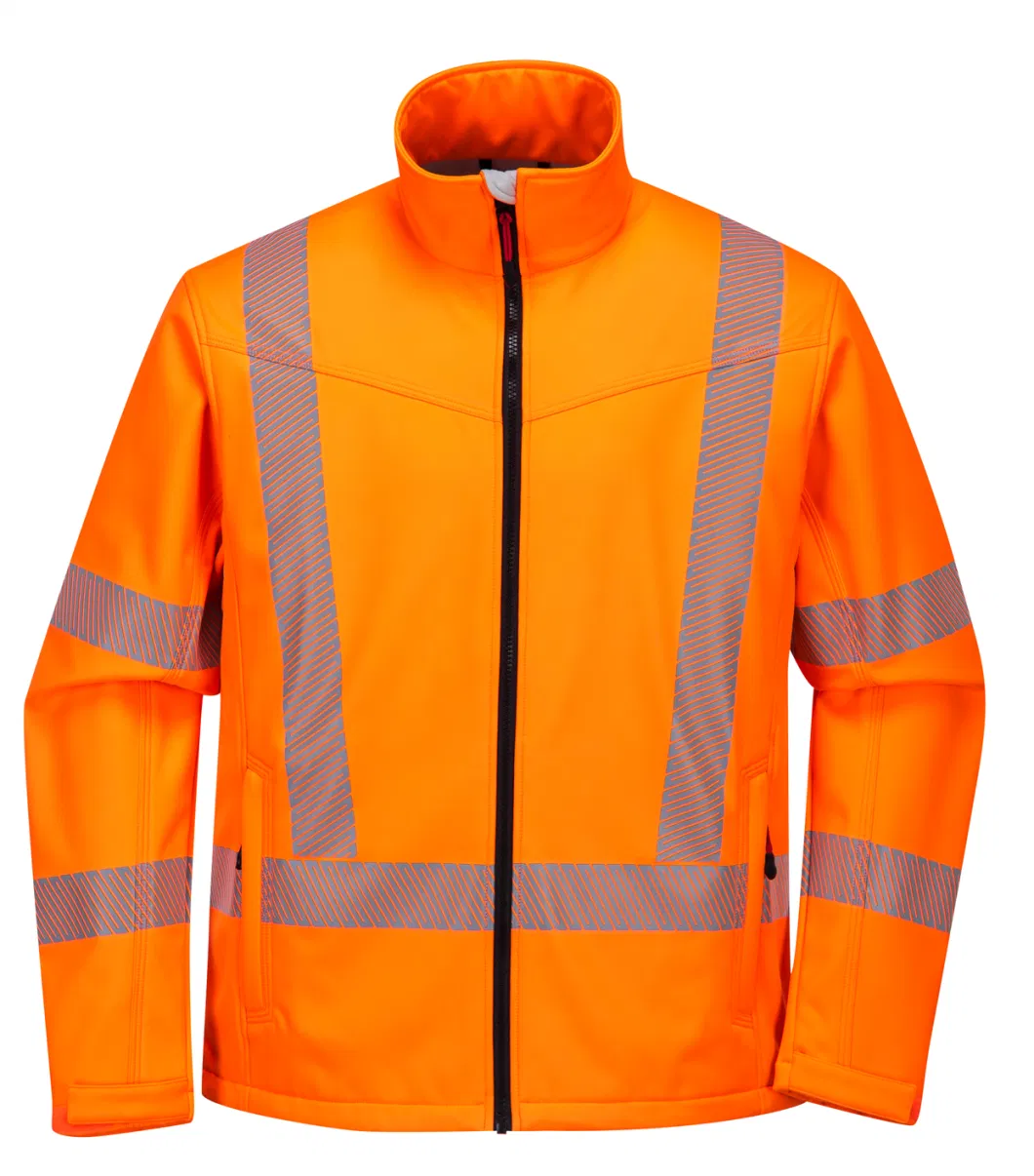 Hi Vis Pilot Jacket Line Fur Winter Bomber Winter Construction Safety Workwear Jackets