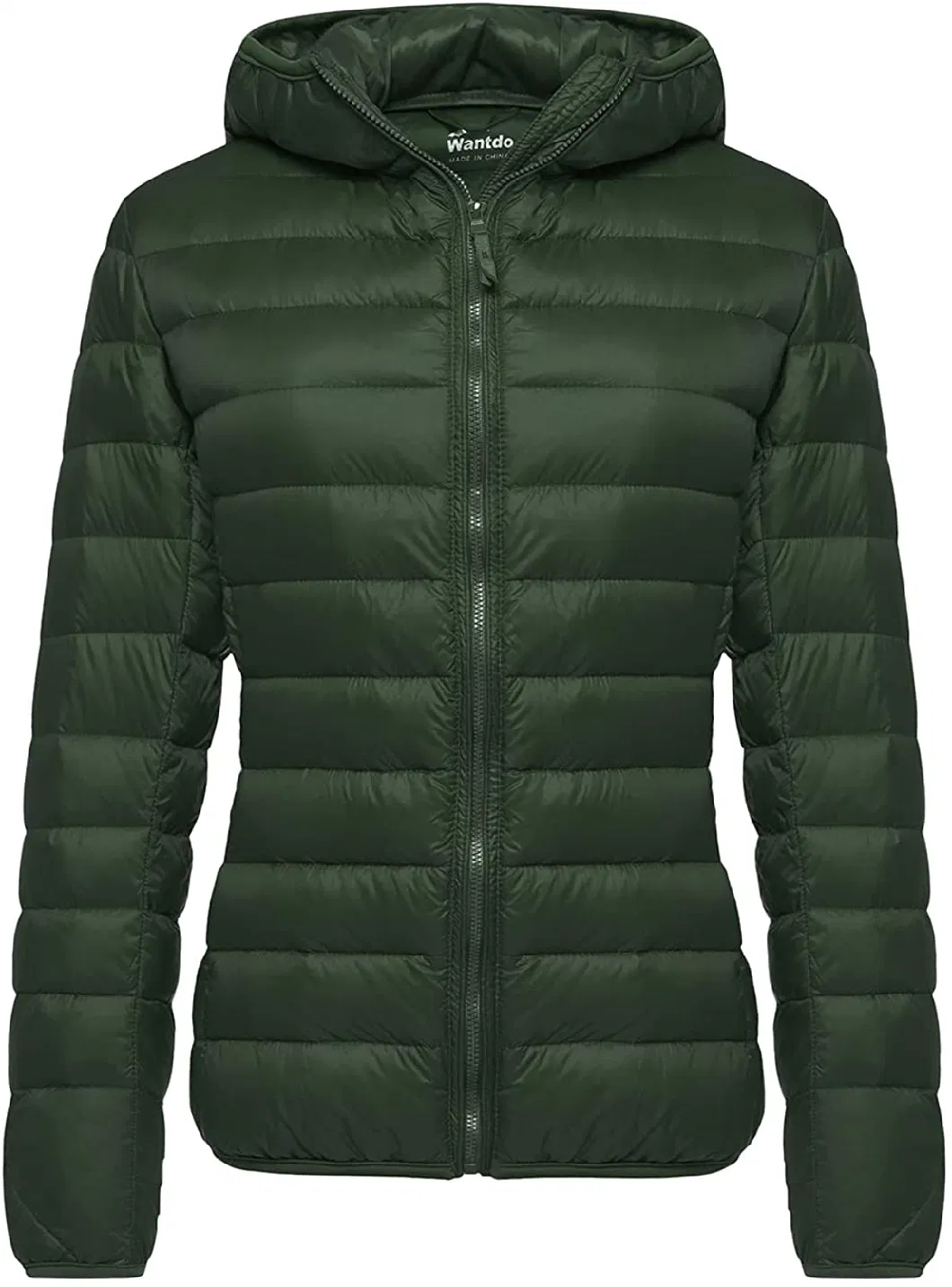 Women&prime;s Hooded Packable Ultra Light Weight Short Down Jacket