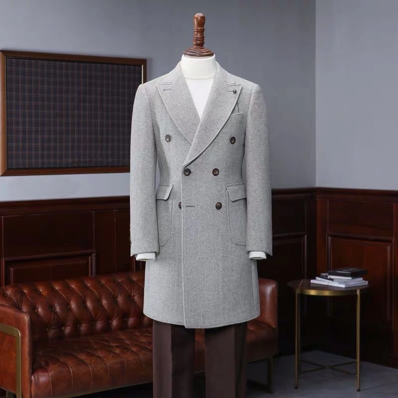 High Quality Overcoats for Men Cotton Customized Outwear Winter Outerwear Dust Coat