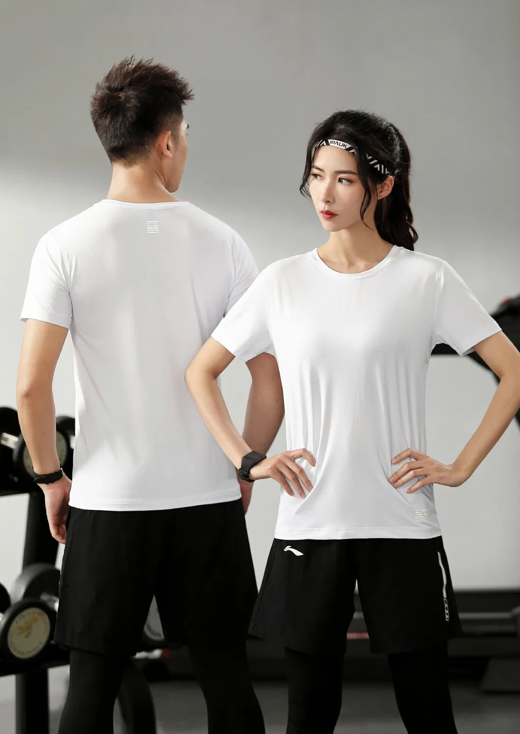 Men Women Custom Printed Sports Running Quick Dry Polyester T Shirt