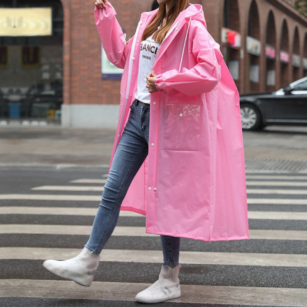 Portable Raincoat Long Section Anti-Storm Transparent Thickening Adult Men and Women Large Size Hotel Travel Disposable Raincoat Bl23266