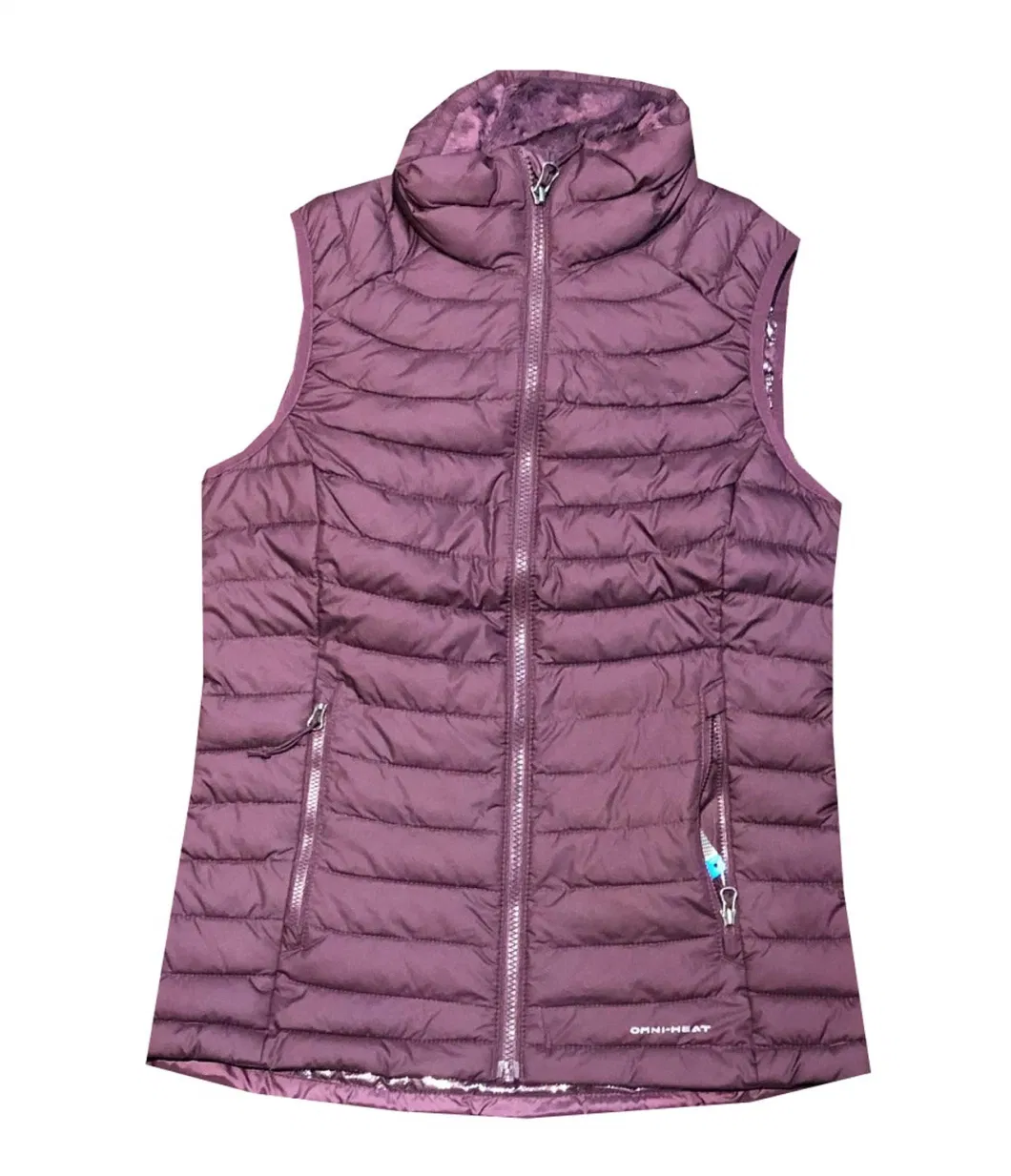 Asiapo China Factory Women&prime;s Insulated Full Zip Omni Heat Sleeveless Puffer Vest Gilet