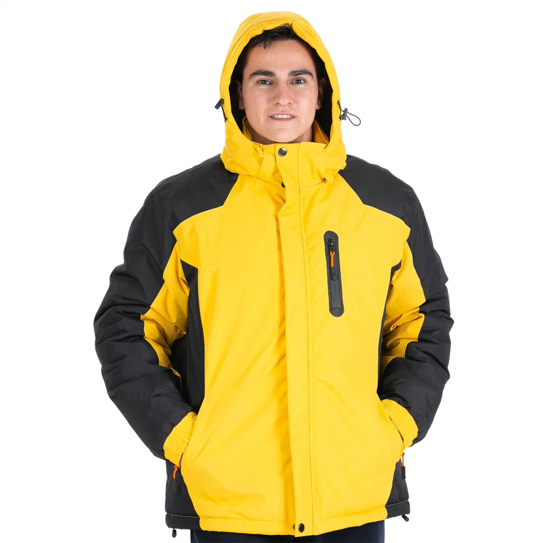 Men&prime; S Windbreaker with Padding and Hood