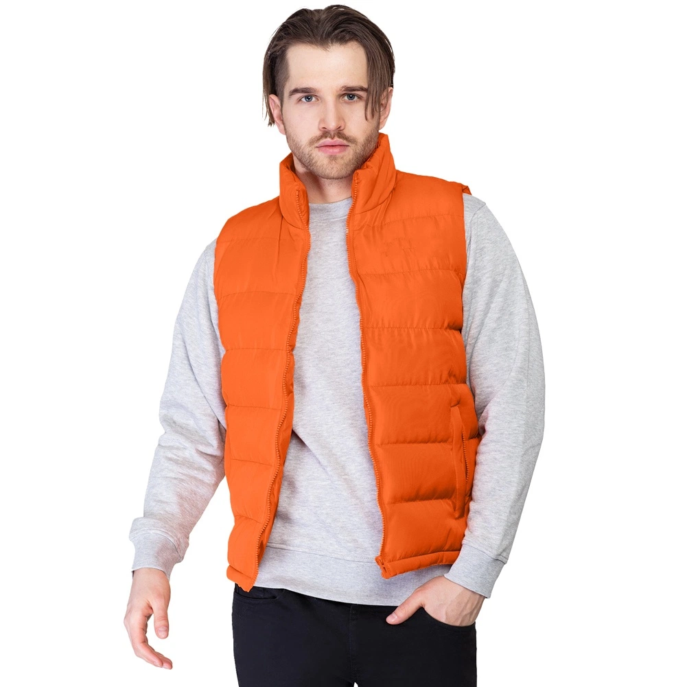 OEM Customized Embroidery Insulated Down Lightweight Men Winter Padded Vest