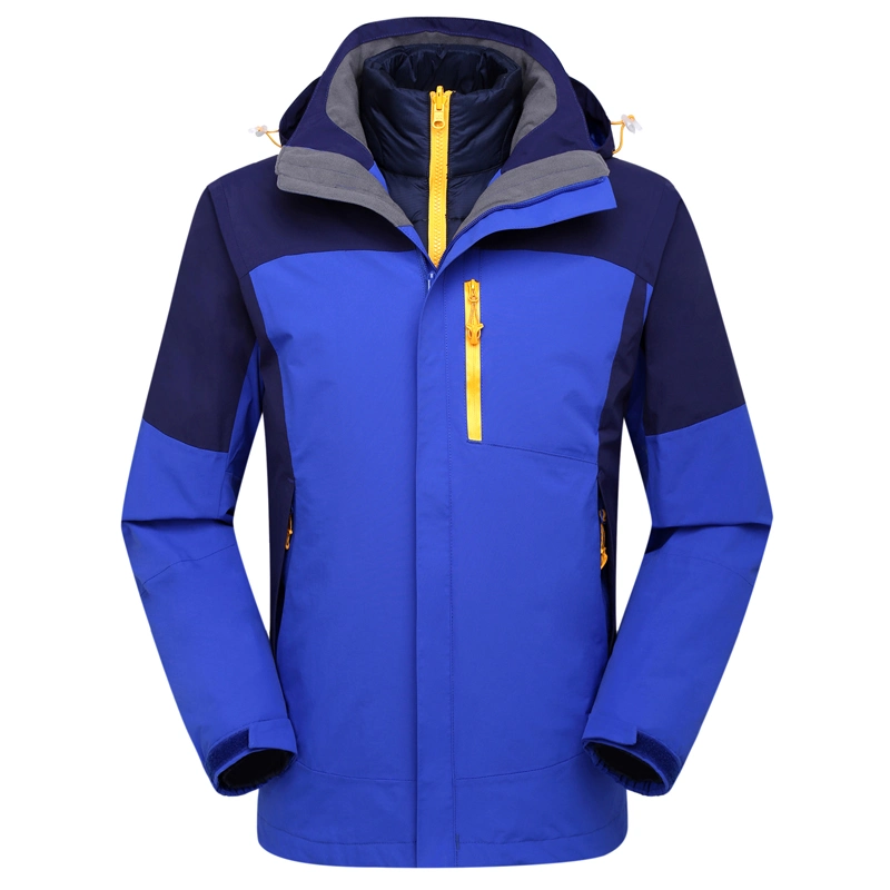 Women Windproof Fleece Parka Waterproof Sports Jacket Detachable Hood