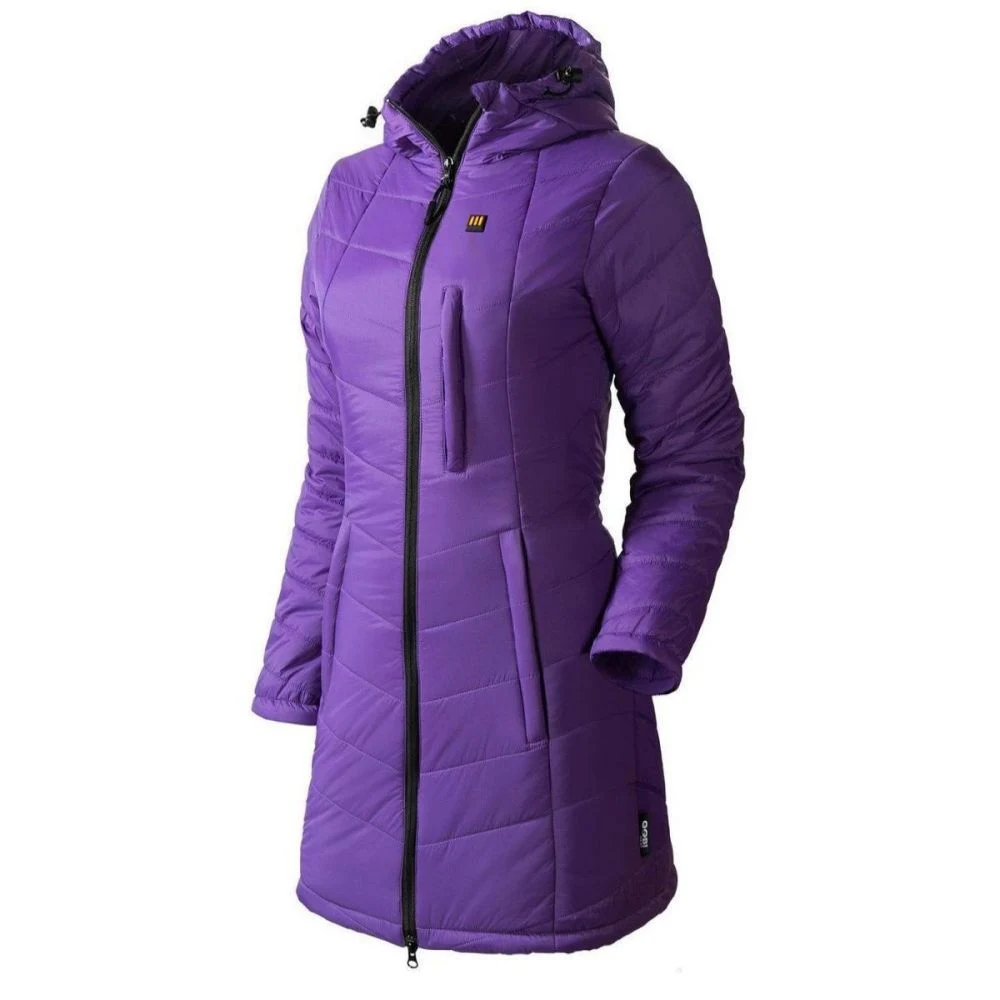 Women&prime;s Heated Jacket with 3 Temperature Settings and Stretchy Fabric