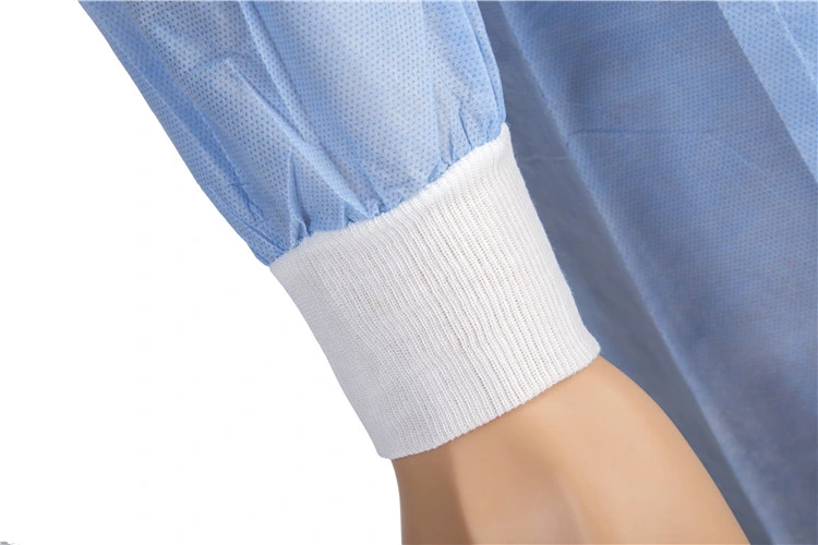 Pack of 10 White Lab Coats Unisex XL Size Disposable Polypropylene Lab Coats Disposable Lab Coats for Men and Women Hook and Loop Fastener Collar Long Sleeve