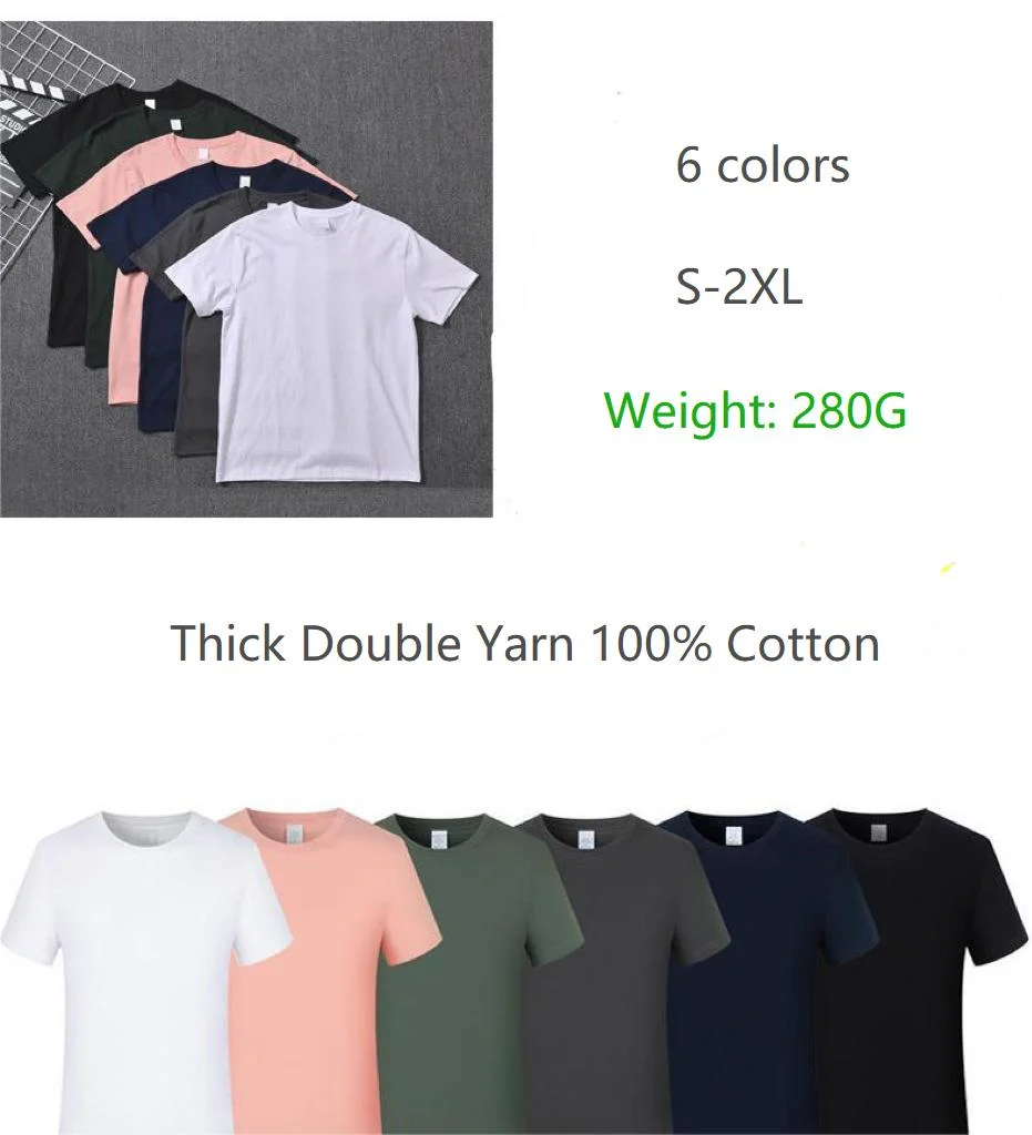 Wholesale Factory 100% Cotton Oversize T-Shirts Unisex Blank Sports Plain Printing T-Shirt OEM Custom Logo