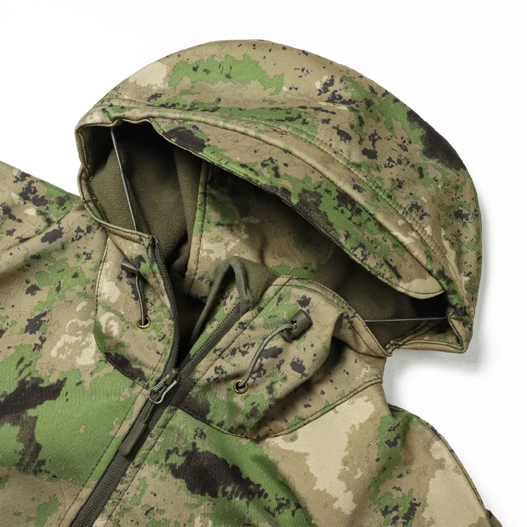 Jinteng Windproof Soft Shell Jacket Military Style Fleece liner Jacket