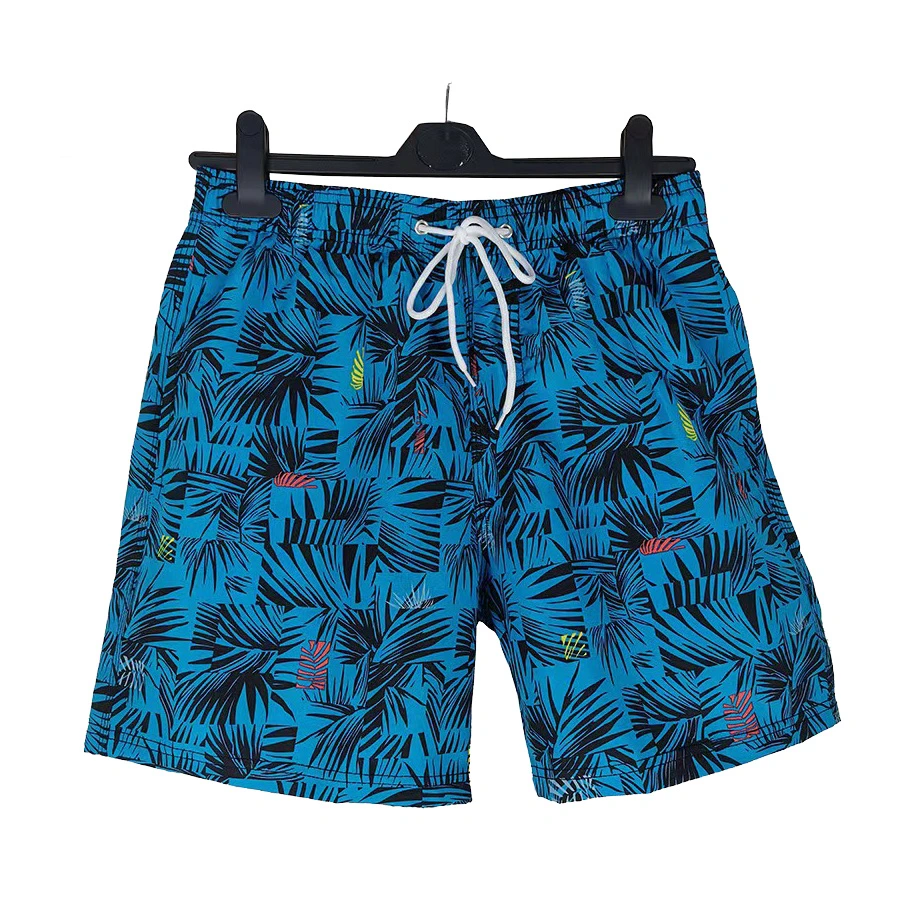 Custom Printed Mesh Beach Men Short for Hot Weather Stripes Board Shorts