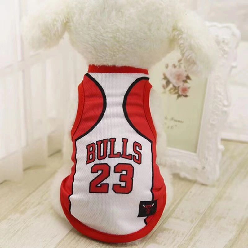 Customized Football Basketball Pet Apparel Vest Dog Jerseys Soccer Team Pet Dog Jersey T-Shirt