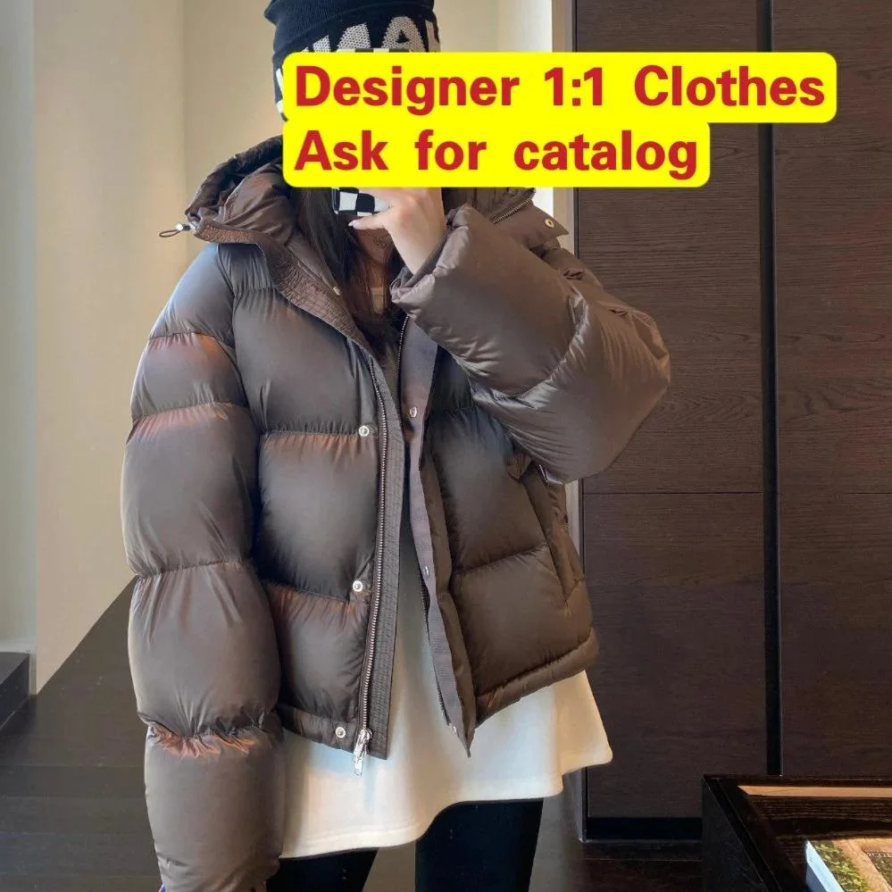 2024 Wholesale Replicas Luxury Brand 1: 1 Custom ODM Designer Women Ladies New Fashion Winter Plus Black Long Luxury PRO Heavy 90% Goose Down Puffer Jackets and