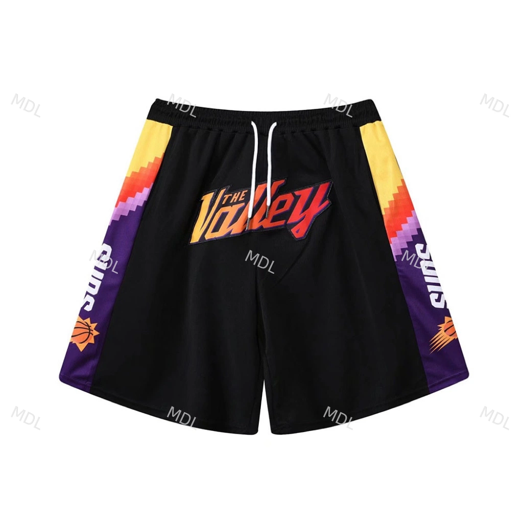 Custom New Logo Shorts Breathable Mesh Shorts Custom Basketball Beach Active Board Short for Men