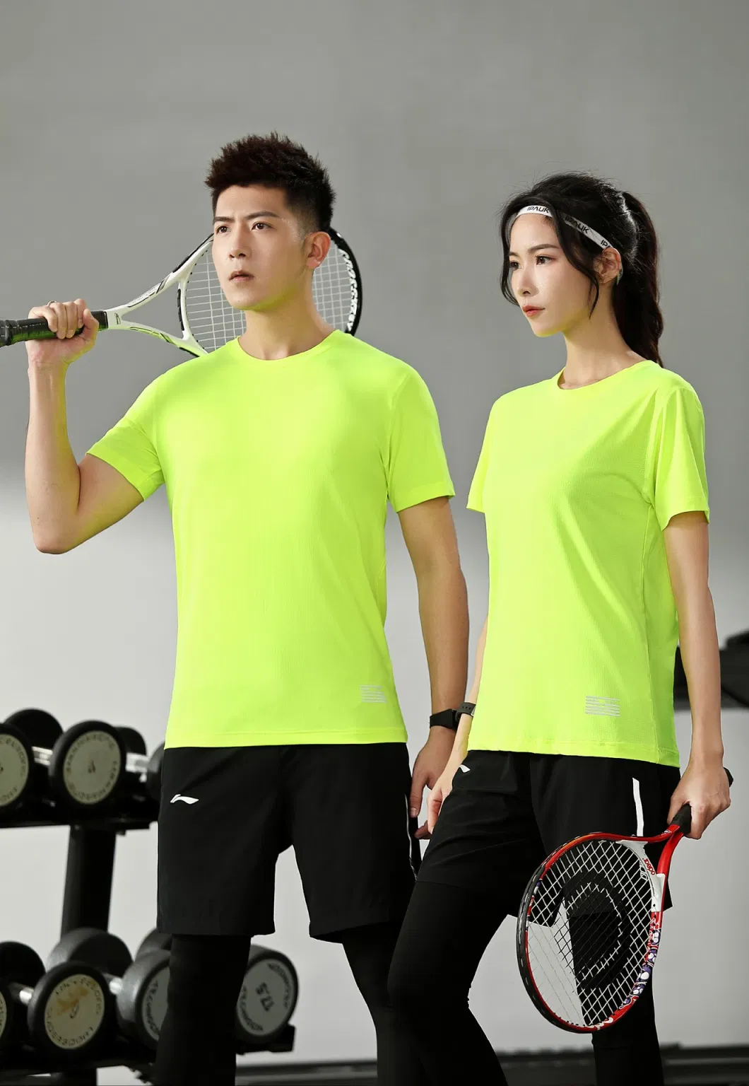 Men&prime;s Running Shirt Designer Men Women Gym Wear T-Shirt Quick-Drying Running Slim T-Shirt