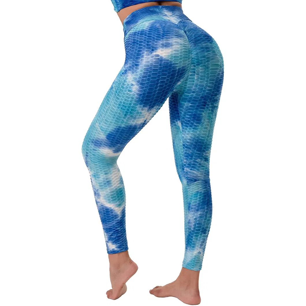 Tik-Tok Scrunch Butt Yoga Pants for Women Athletic Workout Textured Leggings for Women