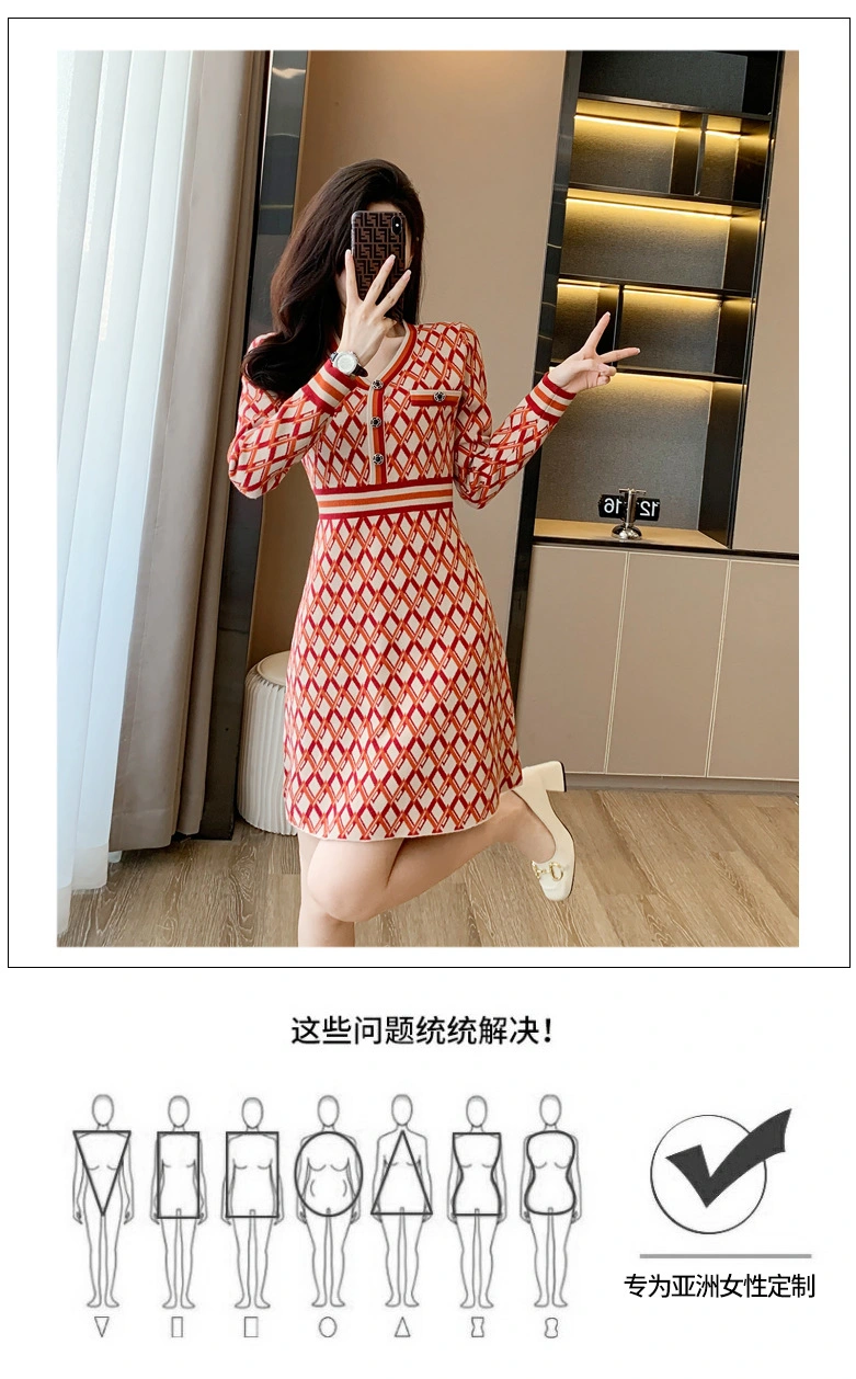 Nnr High Waist Ladies Shirt Dress V Neck Vacation Casual Dresses for Girl