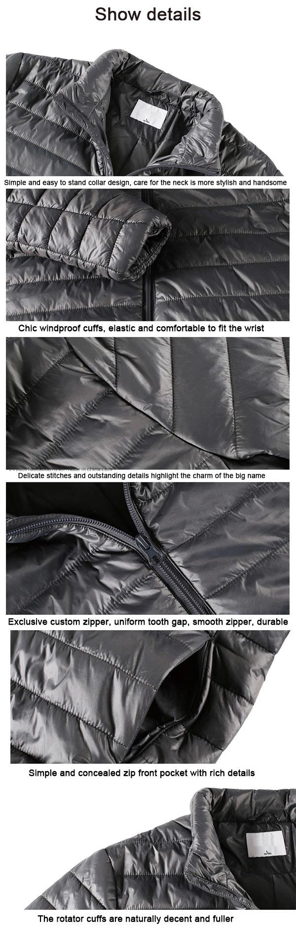 Wholesale Ladies Fashion/Casual/Outdoor/Winter Puffer Jacket Sex Ultra Light Plain Outer Wear/Leather/Goose Down Jacket