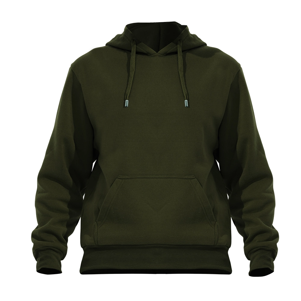 Men&prime; S Printing Emb Logo Customized Pullover with Hood Top Garment