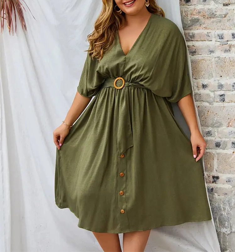 Summer Casual Dress Skirts Plus Size Women&prime;s Dresses Vintage Clothing Women Clothes Manufacturers