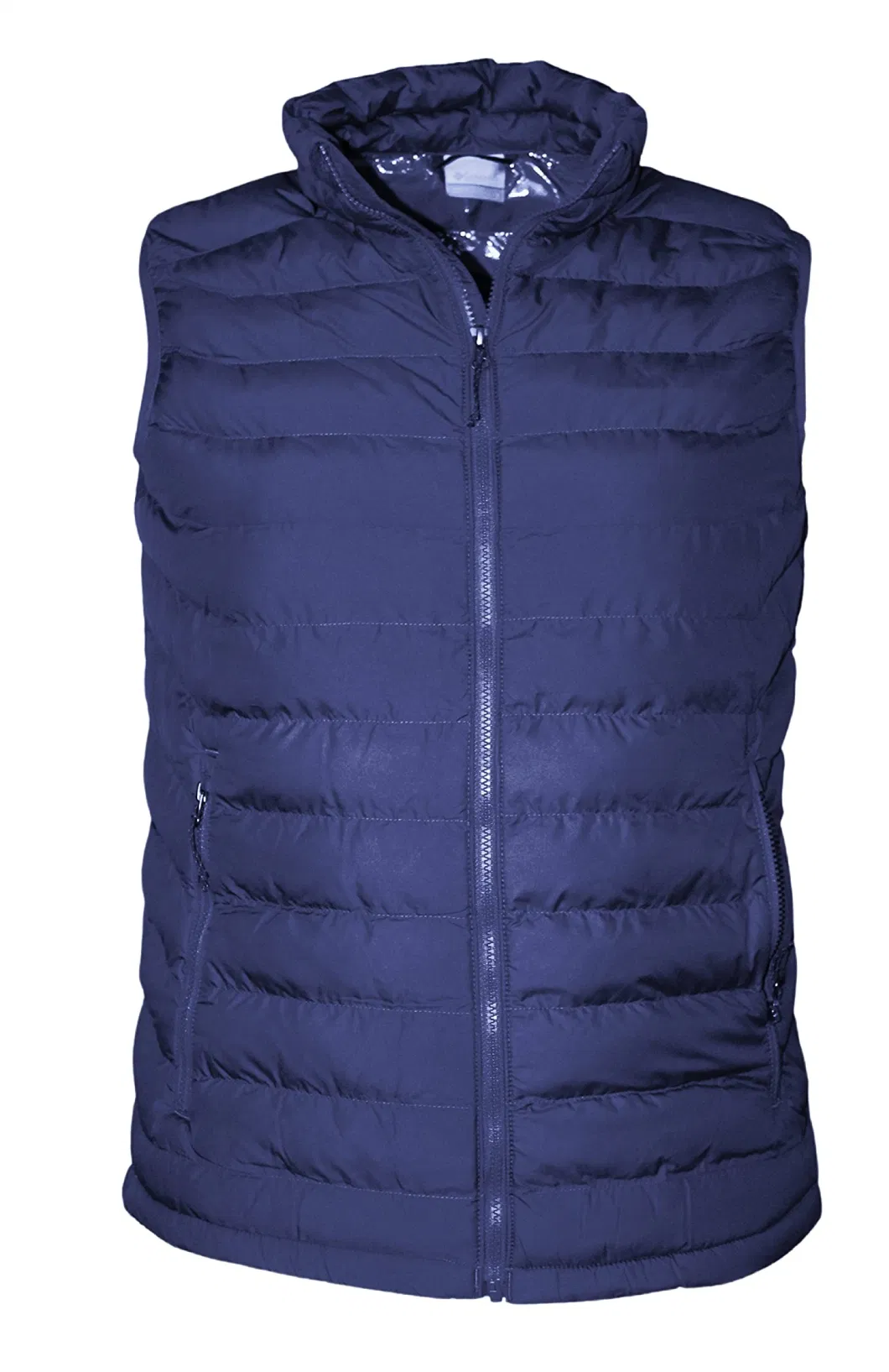 Asiapo China Factory Men&prime;s Insulated Thermal Sleeveless Puffer Vest with Heat Reflective