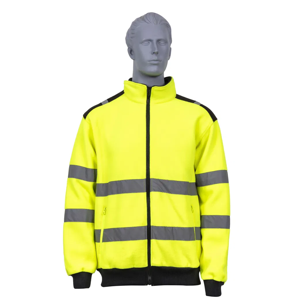 Waterproof Winter Bomber Parka Windbreaker Ski Suit Sports Men&prime;s Women&prime;s High Visibility Hi Vis Viz Reflective Safety Clothes Protective Apparel Workwear Jacket