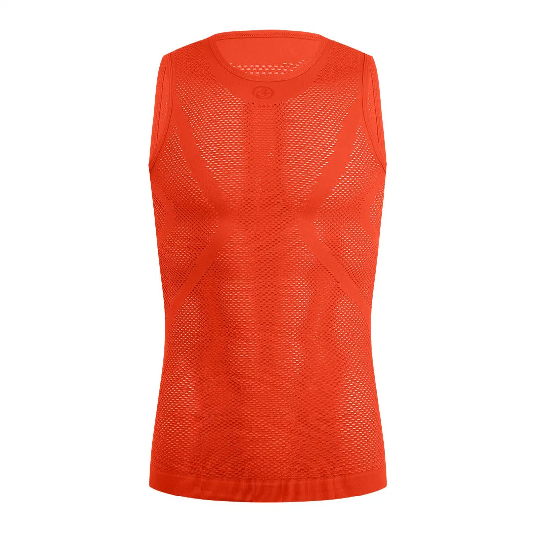 Summer One Seamless Sports Sleeveless Men&prime;s Solid Color Vest Riding Shirt in Stock