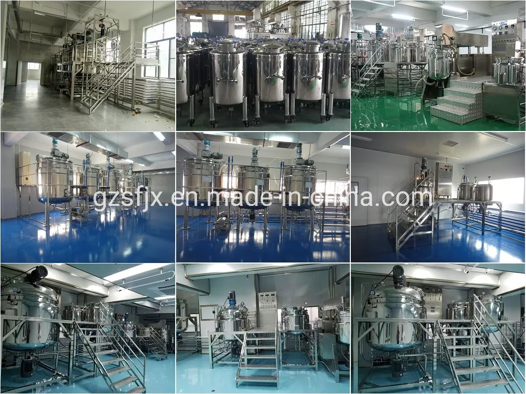 Mixing Tank Steam Food Grade Tomato Paste Jacket Steam Heated Blending and Mixing Tank