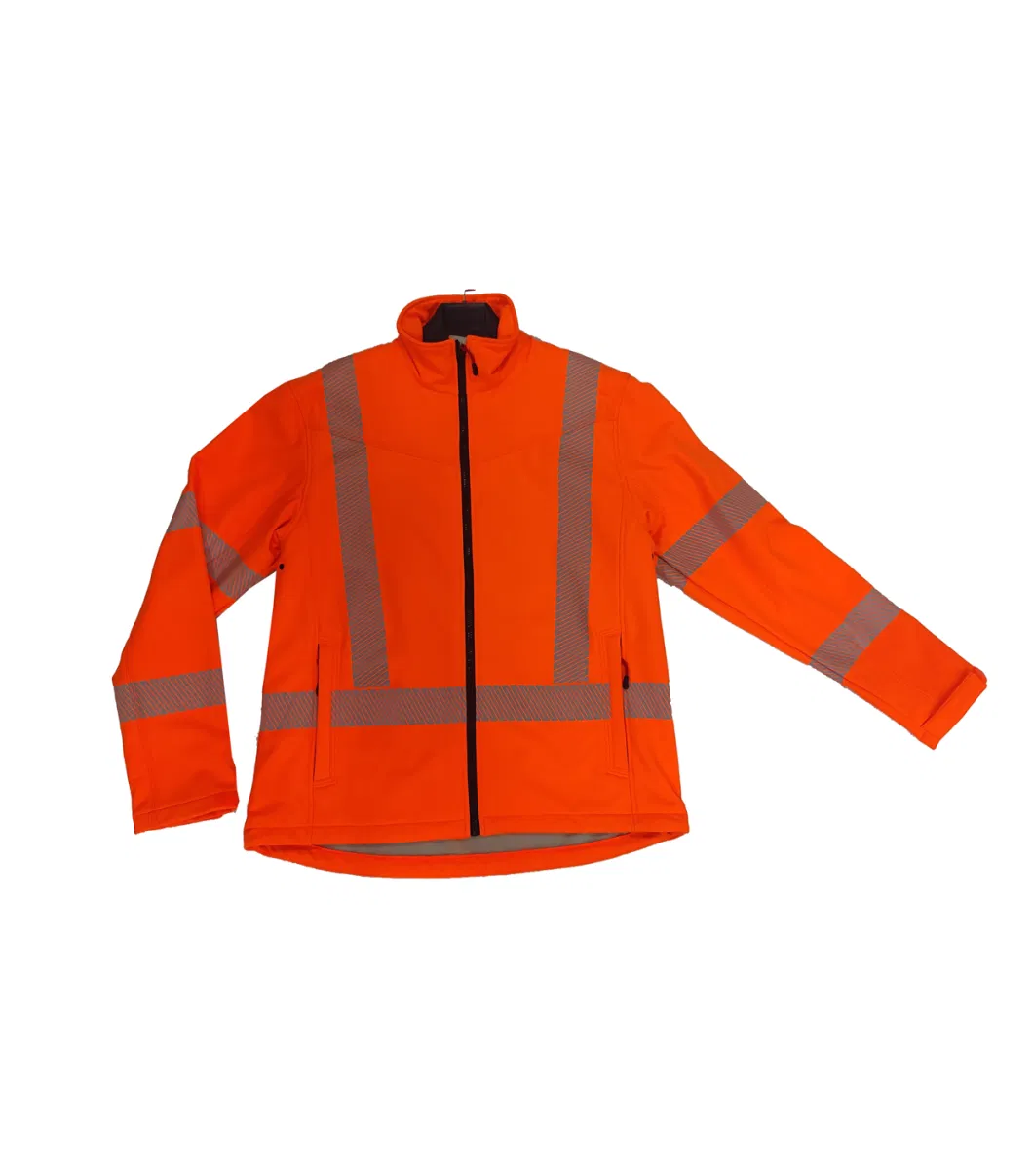 Hi Vis Pilot Jacket Line Fur Winter Bomber Winter Construction Safety Workwear Jackets