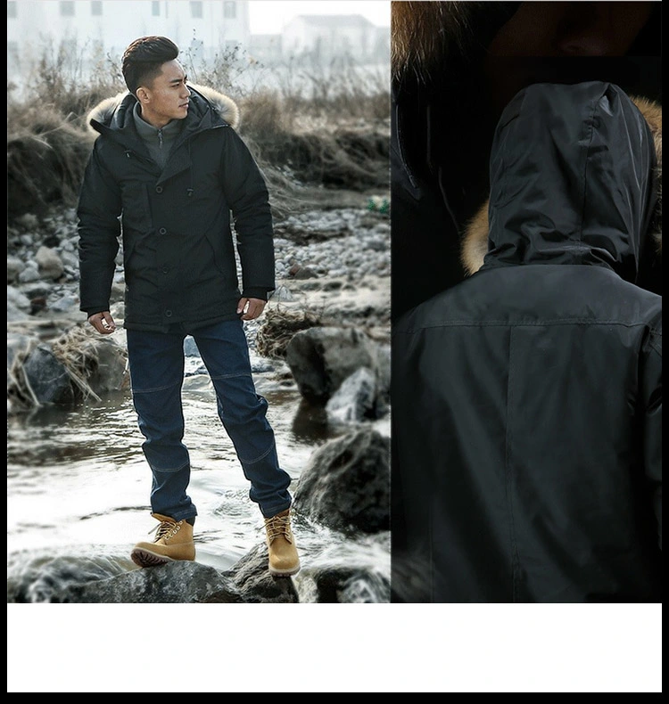 Sabado Outdoor Windproof Military Coats Custom Long Puffer Winter Mens Tactical Down Jacket