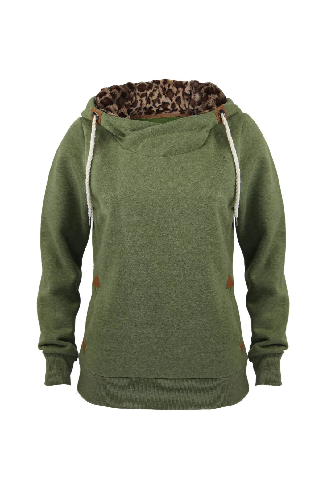 Women&prime;s Cozy Pullover with Oversized Adjustable Cowl Neck