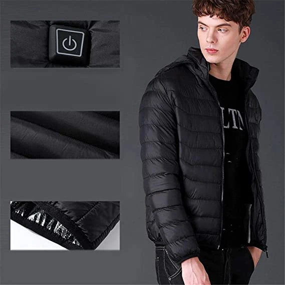 Heated Jacket Fake Down Heated Jackets Men Women Heated Coat Winter Jackets