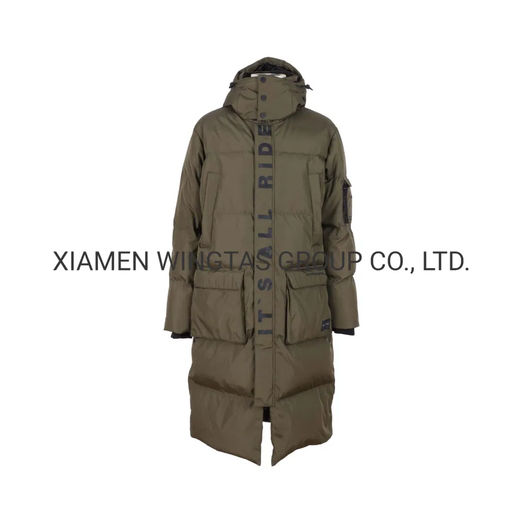 Fashion Men Winter Long Puffer Jacket Duck Down Jacket China Factory