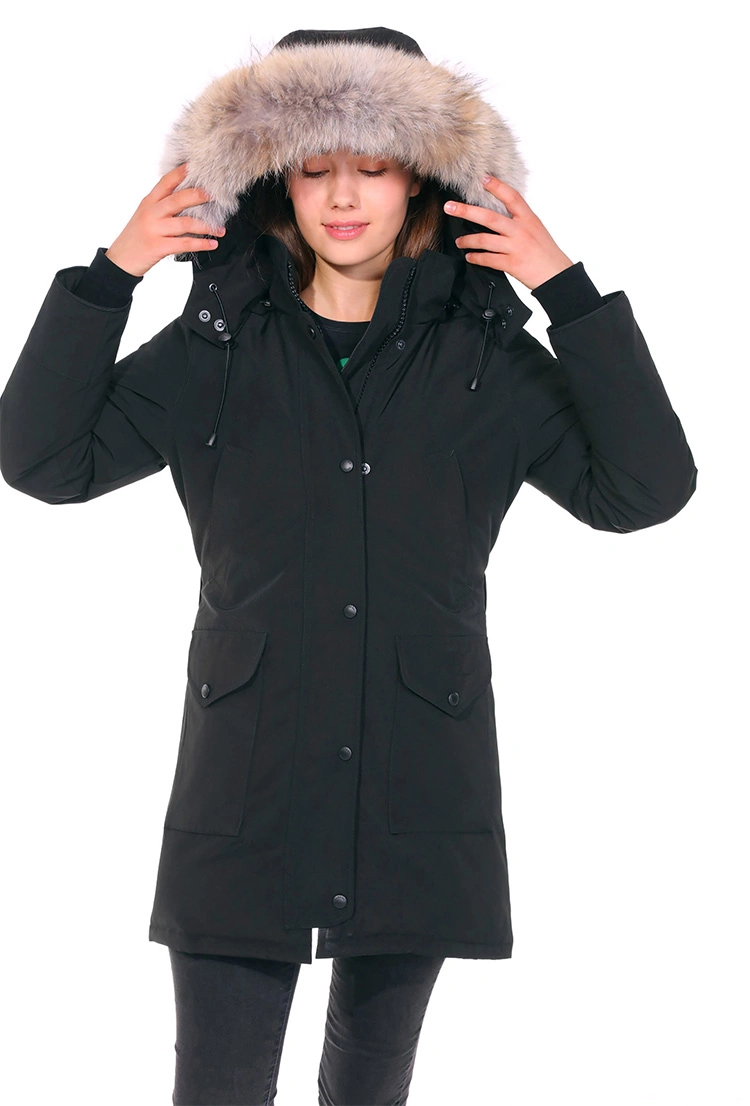 Women&prime;s Winter Down Jacket Warm and Windproof Jacket