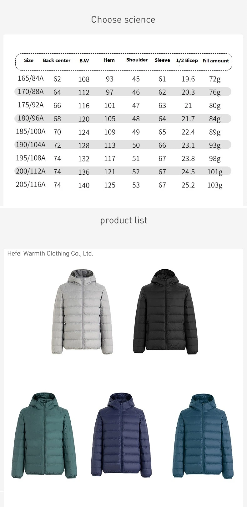 OEM&ODM Men&prime;s Thickened Down Jacket Winter Warm Down Coat