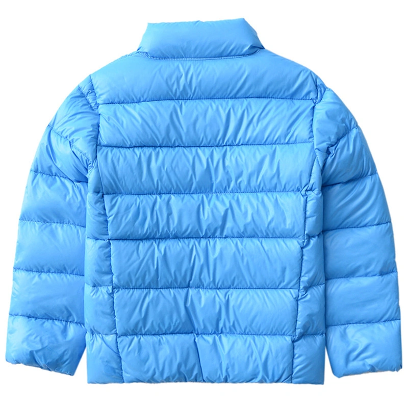 Children&prime;s Autumn and Winter Down Jackets Solid Color Lightweight Warm Down Jacket