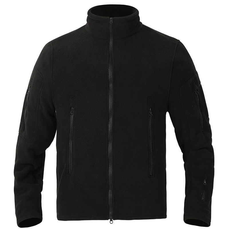 Outdoor Fleece Jacket Men&prime;s Windproof Warm Jacket Plus Fleece Thickened Charge