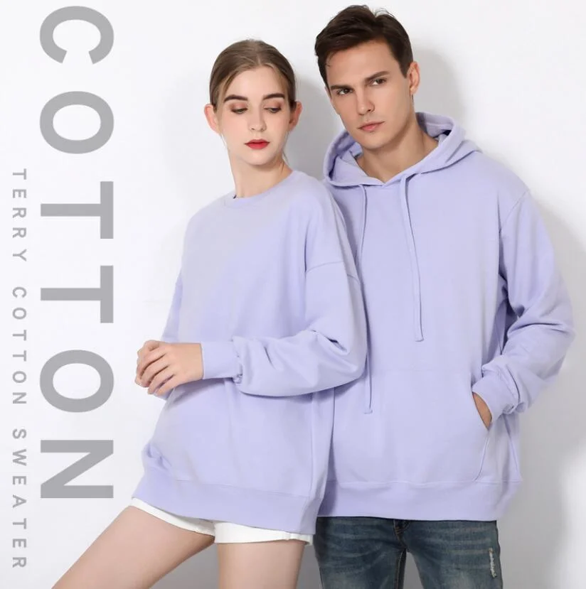 New Arrival 320GSM Cotton Fleece Printable Hoody Sweatshirts