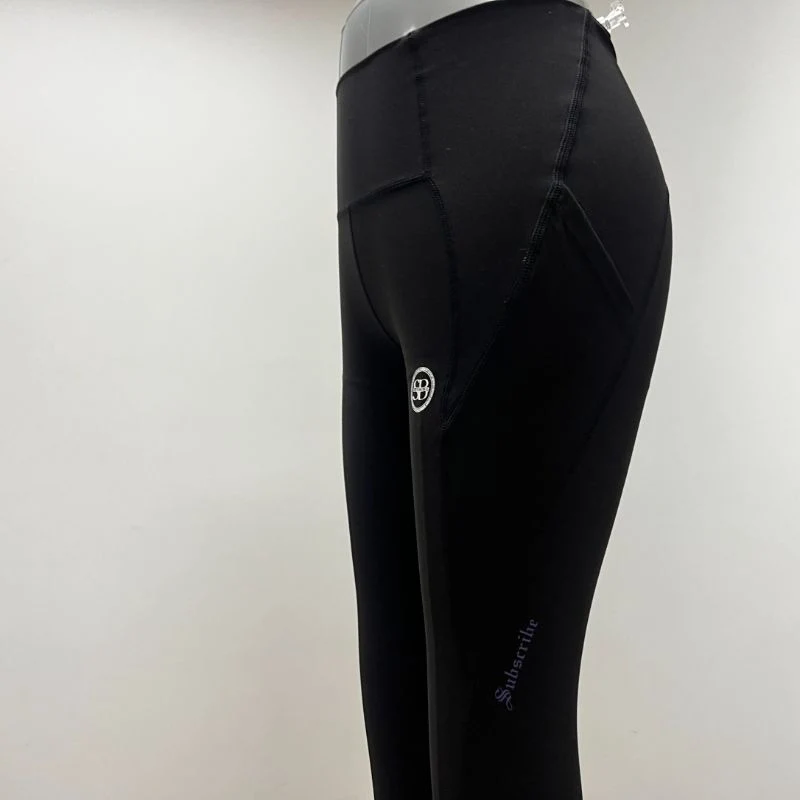 High Quality Custom Activewear Women Blank Nylon Spandex Flared Yoga Pants Women