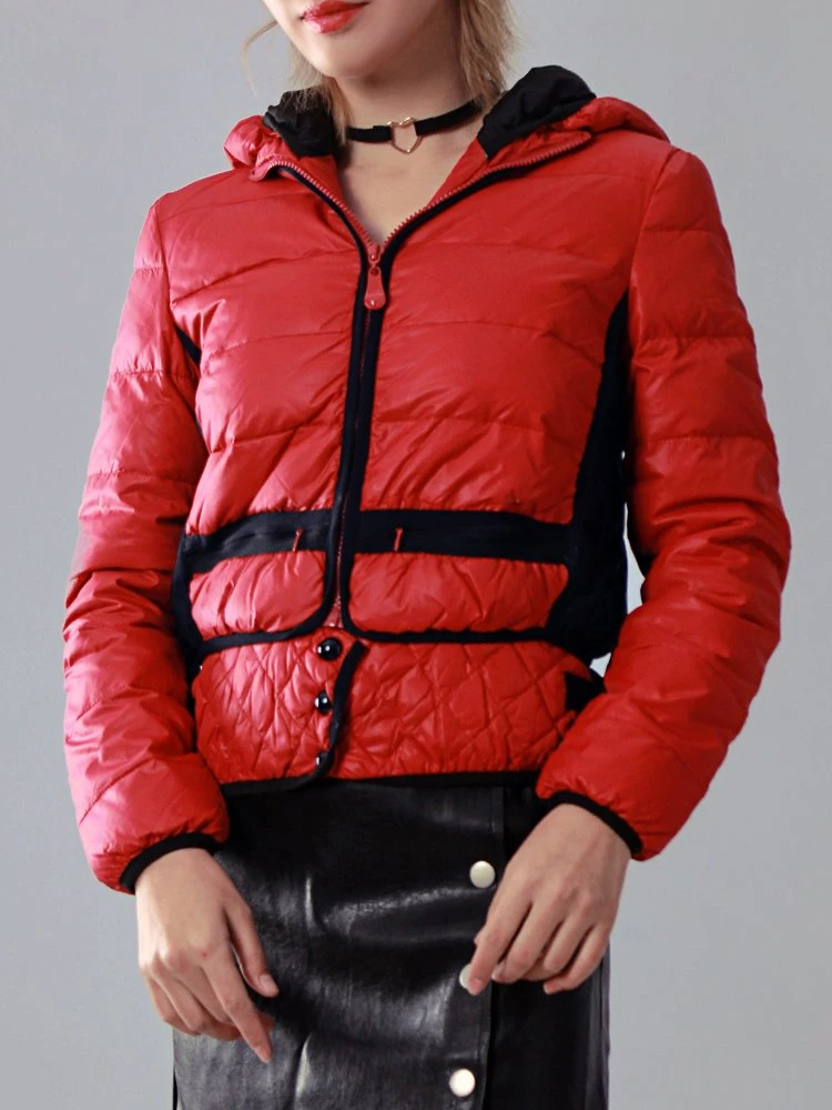 2024 Women&prime;s Hooded Ultra Light Weight Short Down Jacket