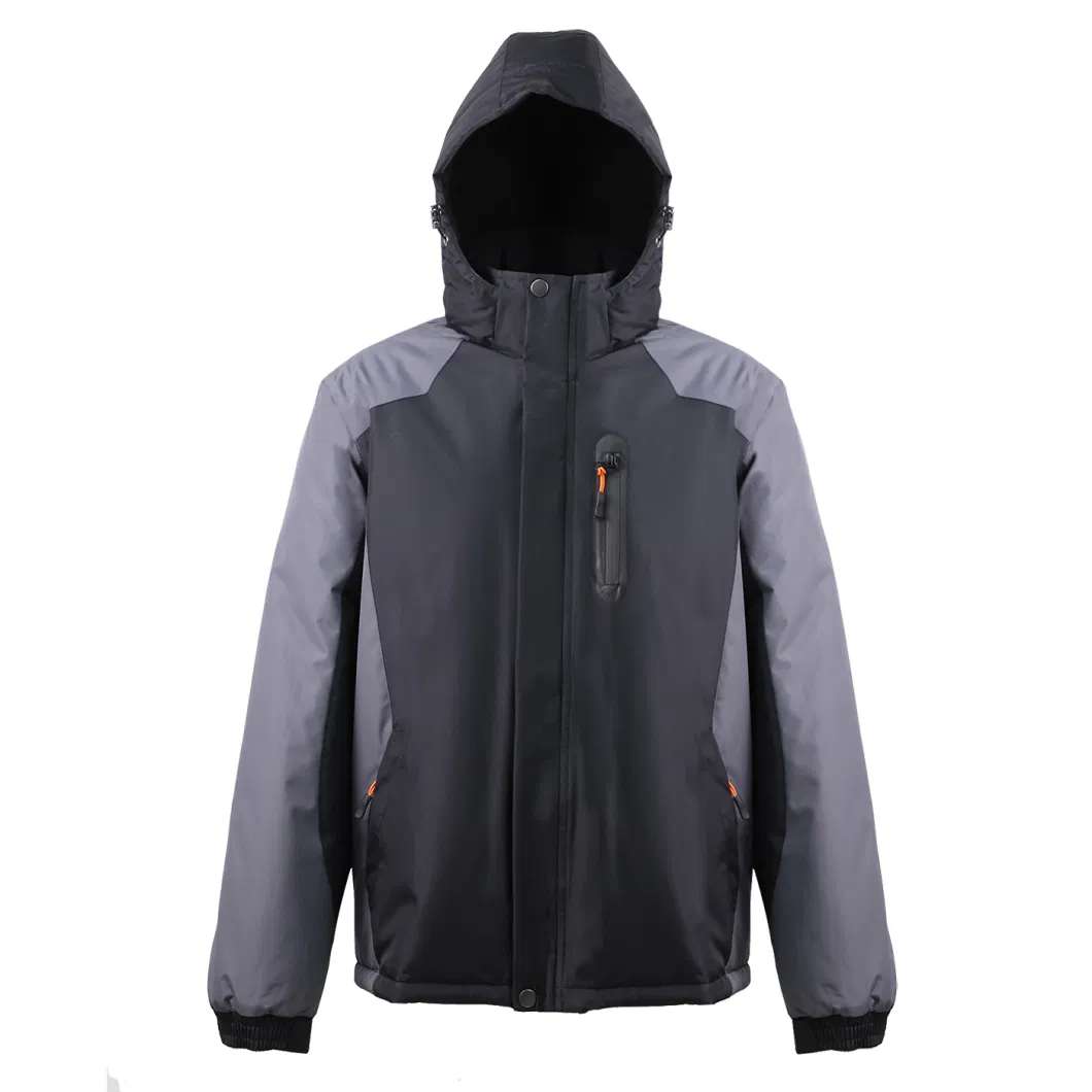 Men&prime; S Windbreaker with Padding and Hood