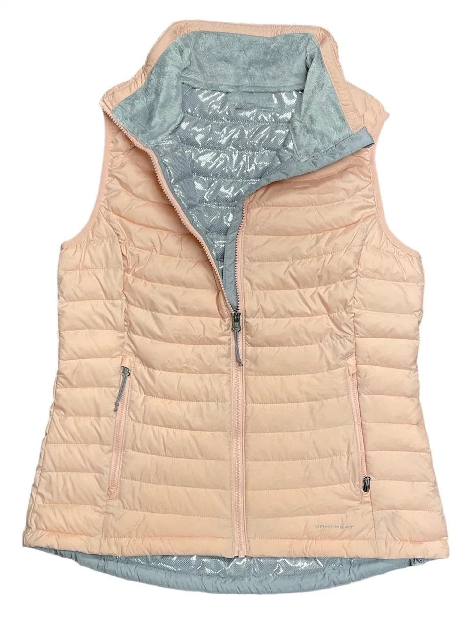 Asiapo China Factory Women&prime;s Insulated Full Zip Omni Heat Sleeveless Puffer Vest Gilet