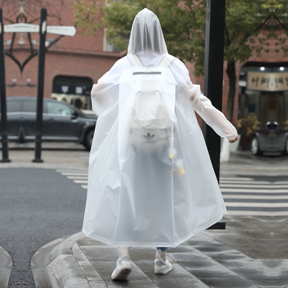 Portable Raincoat Long Section Anti-Storm Transparent Thickening Adult Men and Women Large Size Hotel Travel Disposable Raincoat Bl23266