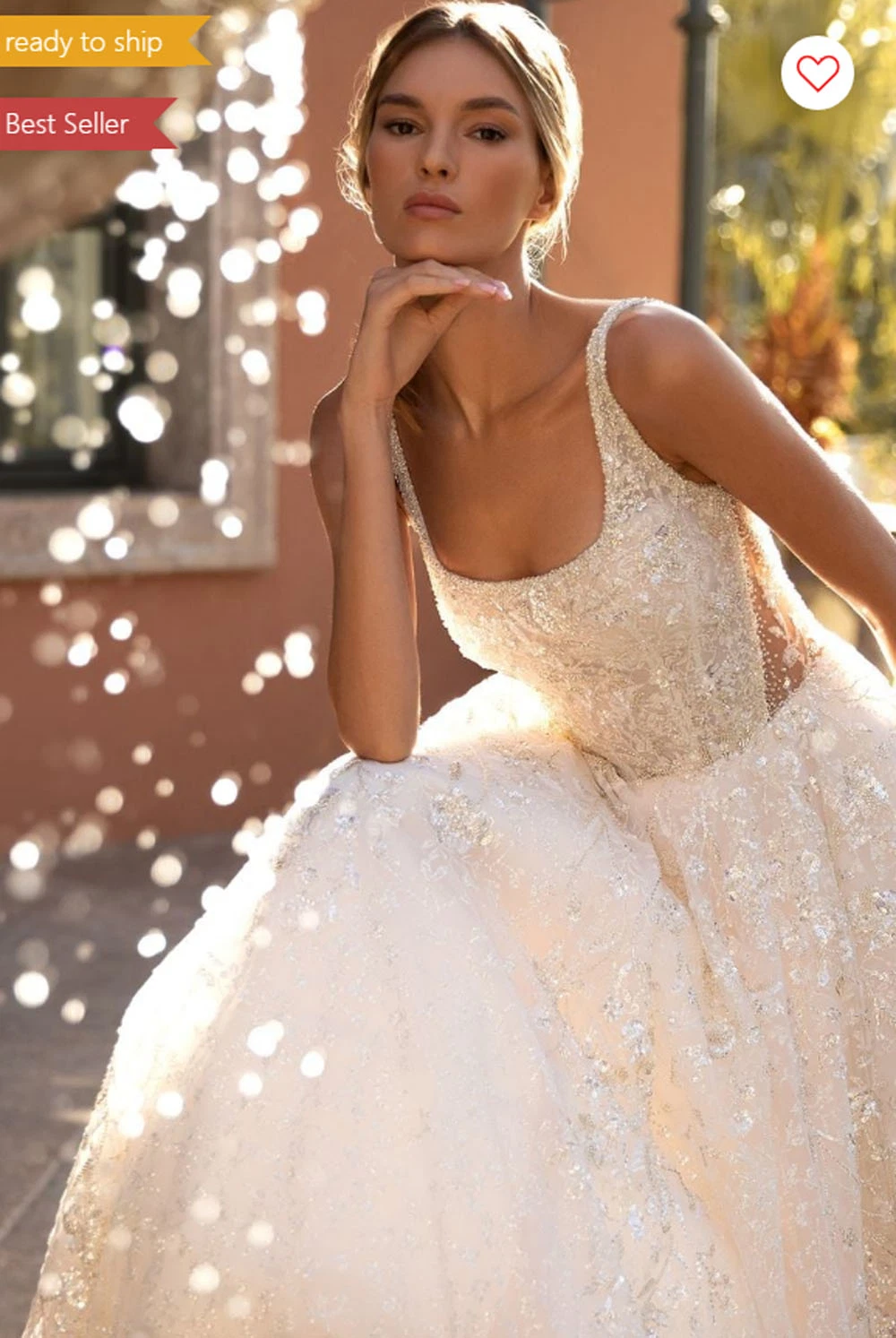 Luxury Illusion Floral Sequined Lace Appliques Wedding Gowns Backless O-Neck Ball Gown Sleeveless Bridal Wedding Dress Tulle