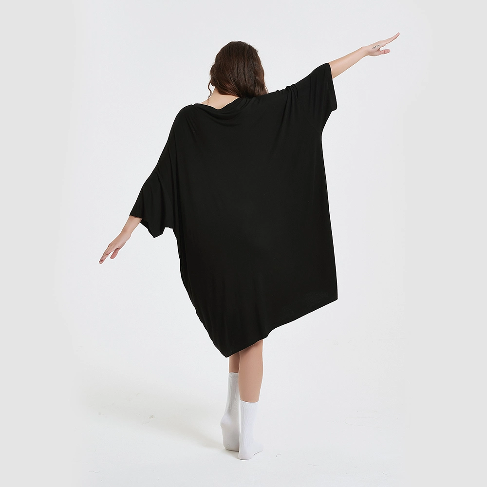 Original Factory Soft Bamboo Pajamas Long Sleeve Night Oversize T-Shirt Comfortable Sleepwear Sleep Dress Sleep Tee