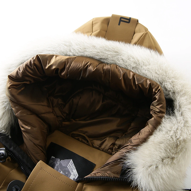 Winter White Duck Down Jacket Men Fashion Thick Warm Parkas Coats